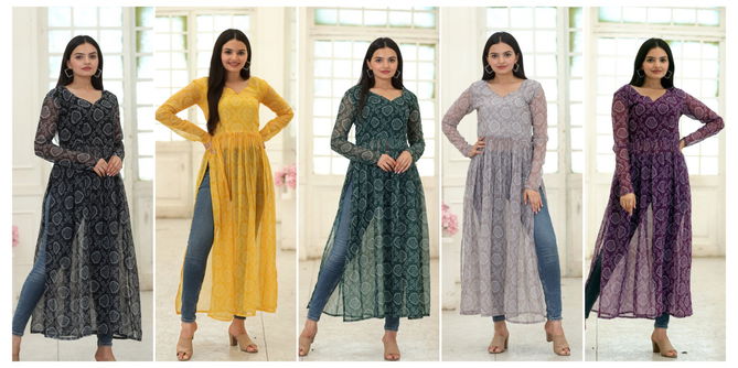 KA-1048 Naira Cut Kurtis Catalog